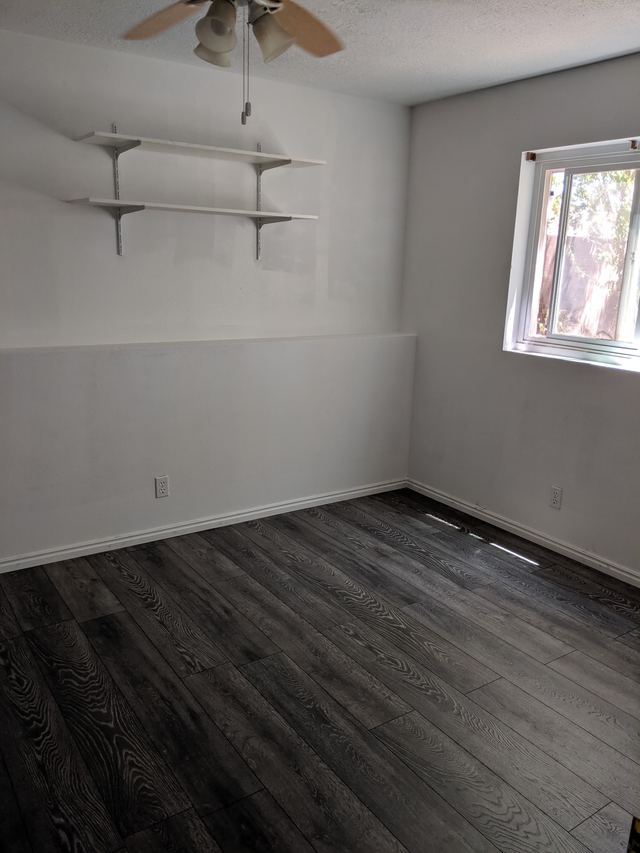 Flooring and baseboard installation