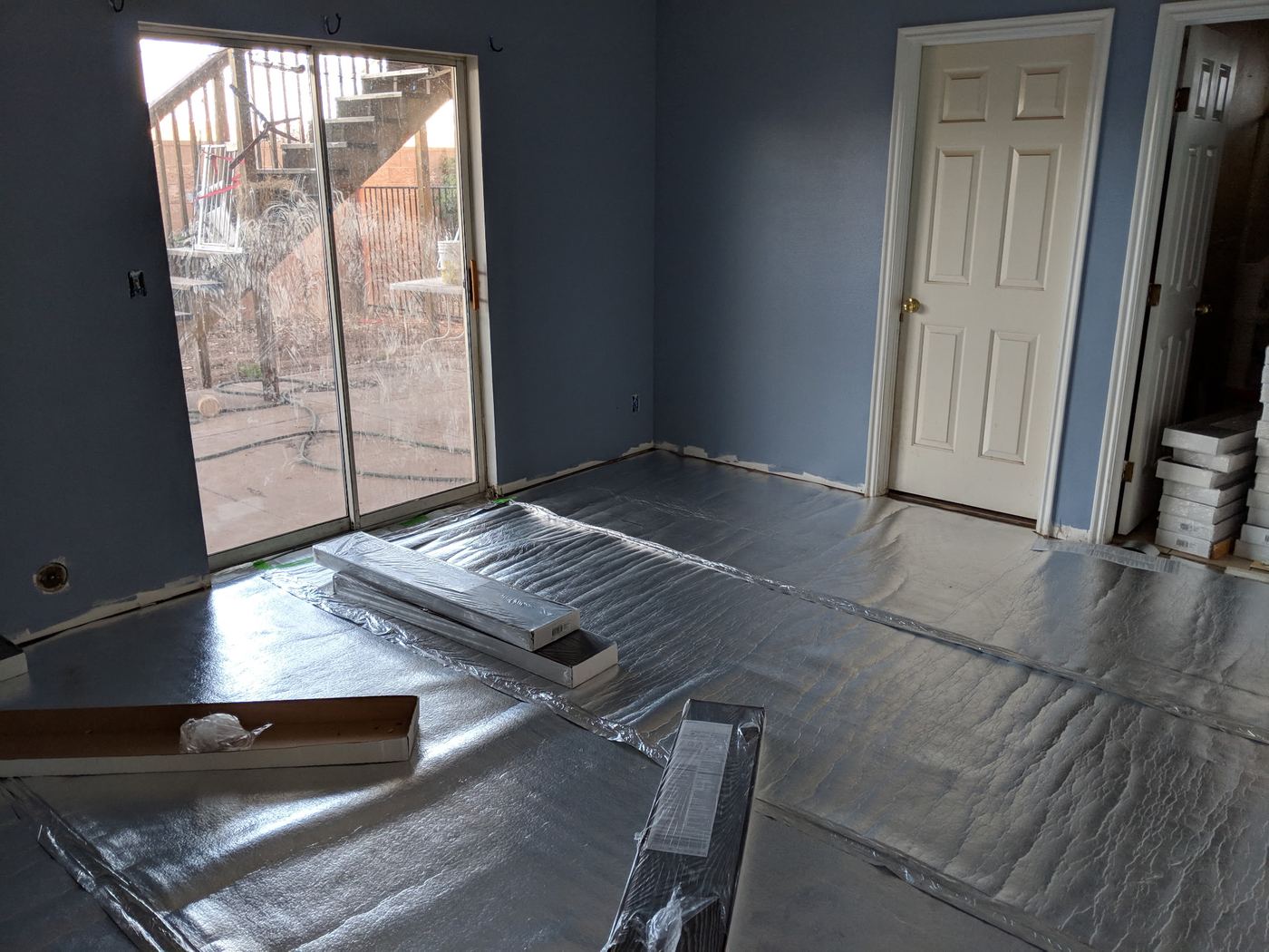 Underlayment and prep before flooring